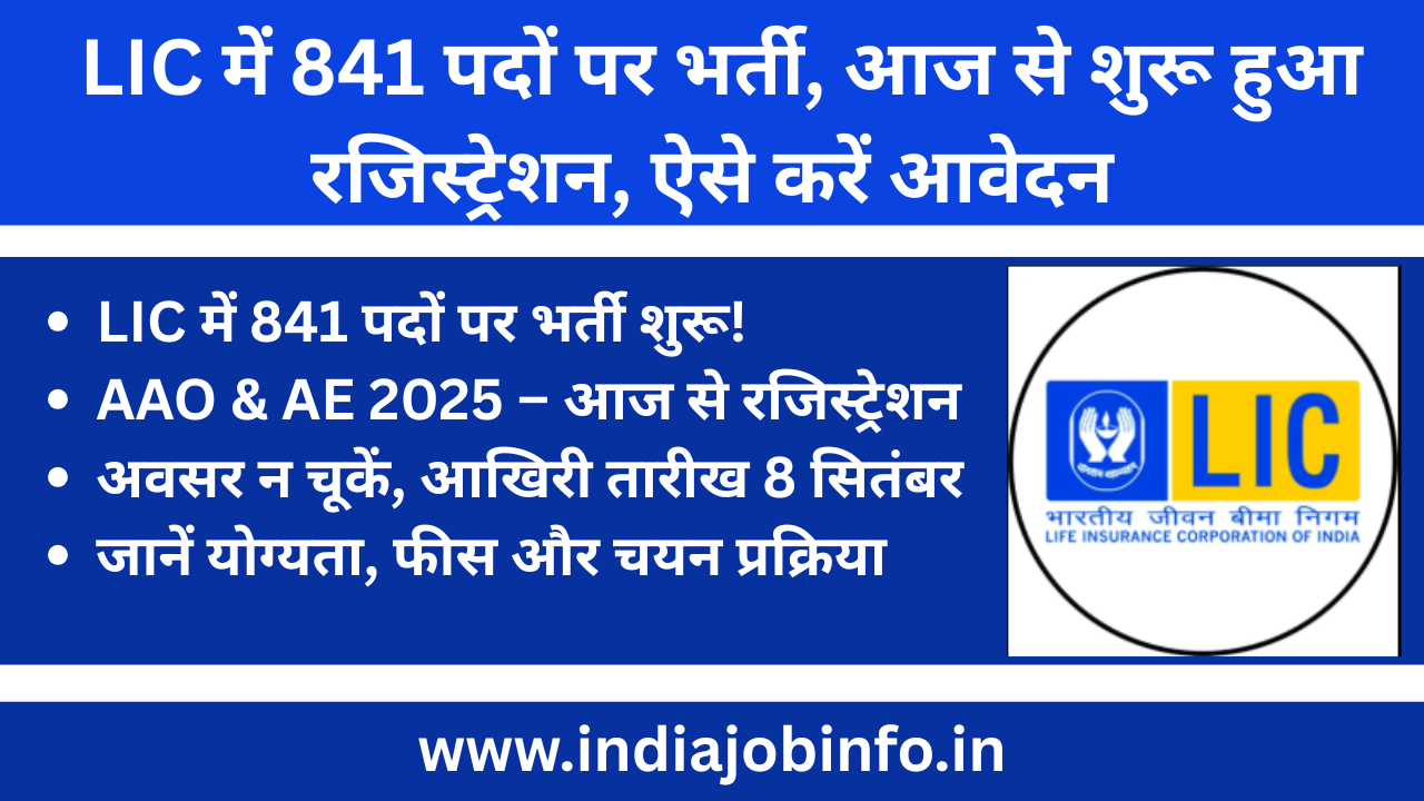 LIC AAO Recruitment 2025